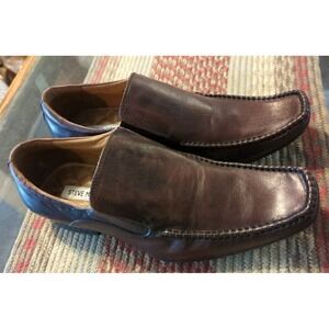 Steve Madden Heston Men's 8.5 M Brown Leather Ankle Shoes Boots Booties Stylish!